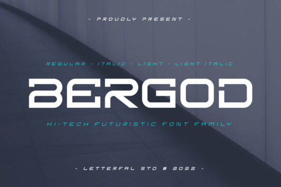 Bergod Sans Serif: A Bold Display Font for Makers