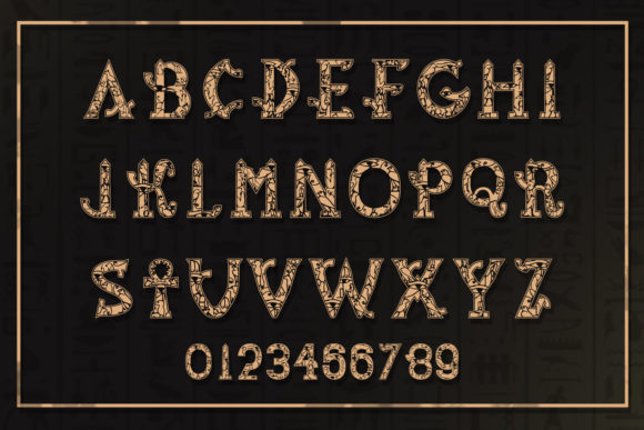 Besho Pharaoh: An Exotic Sans Serif Typeface