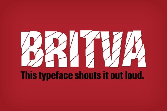 Britva Font for Bold Business Branding