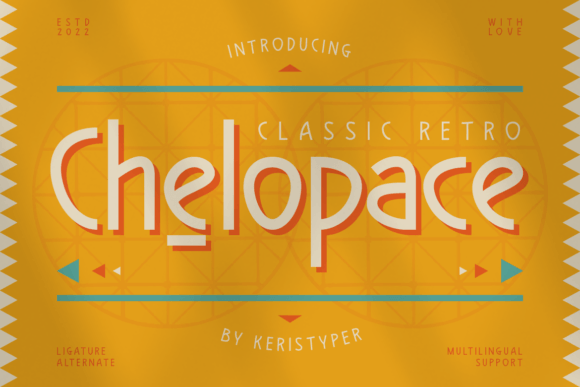 Chelopace: A Retro Sans Serif Font for Makers