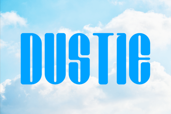 Dustie Bold Sans Serif Font for Crafters