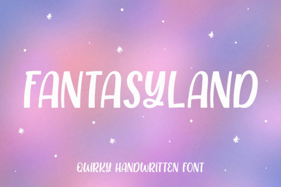 Fantasyland Font: Quirky Handwritten Style for Social Media