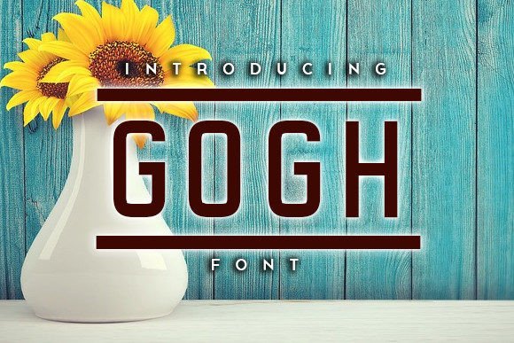 Gogh Typeface: A Bold Sans Serif for Modern Brands