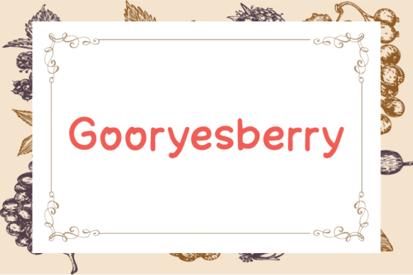 Gooryesberry: A Unique Handwritten Typeface for Web Design
