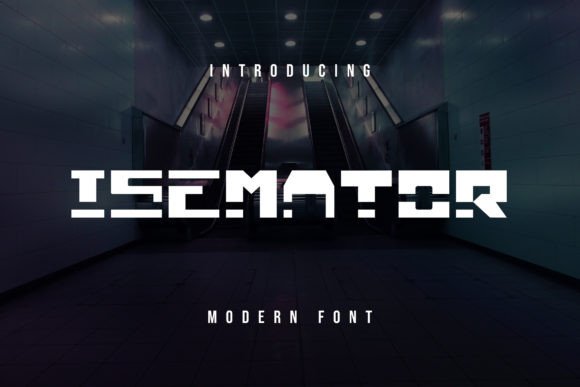 Isemator: A Modern Sans Serif Typeface for Bold Branding