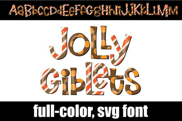 Jolly Giblets: A Color Font for Festive Editorial Design