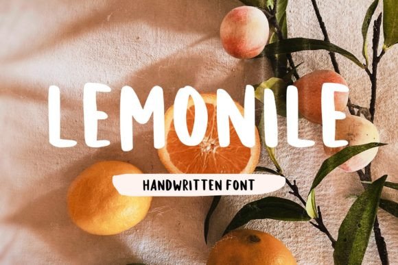 Lemonile: A Handwritten Font for Authentic Branding