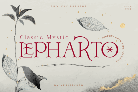 Lepharto Serif Font Review for Branding
