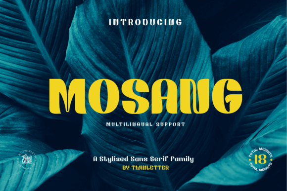 Mosang: The Versatile Sans Serif Font for Modern Brands