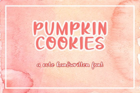 Pumpkin Cookies Font for Social Campaigns