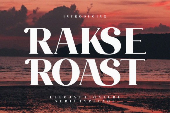 Rakse Roast: A Modern Typeface for Clean Branding