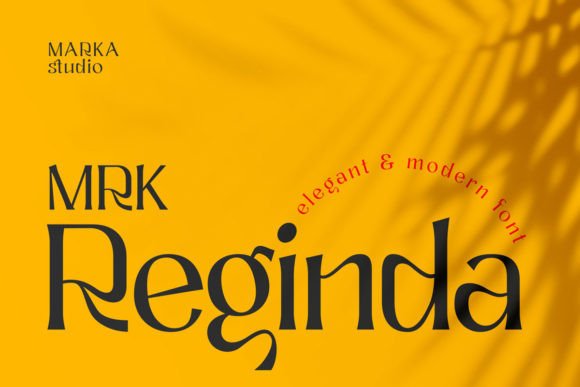 Reginda: A Psychedelic Sans Serif Font for Makers
