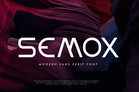 Semox Typeface for Modern Web Design