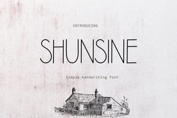 Shunsine: A Modern Sans Serif Typeface for Digital Brands