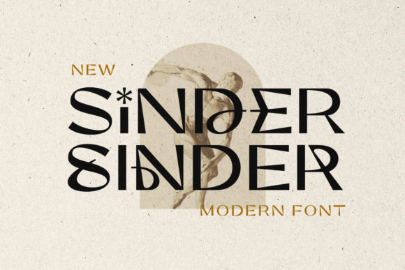 Sinder: A Modern Sans Serif Typeface for Editorial Design