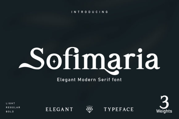 Sofimaria Typeface for Bold Web Headings