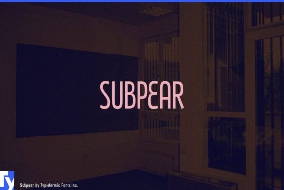 Subpear Font for Crafters and Sellers